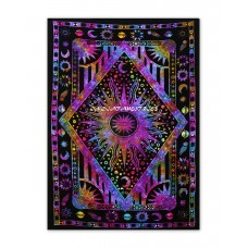 Twin Size Multi Tie Dye Galaxy Tapestry Wall Hanging Hippie Bedspread Dorm Decor   253814042822
